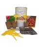 Kit de huerto infantil con semilleros, tierra turba, semillas Calabaza, semillas Eneldo y marcaje de semilleros