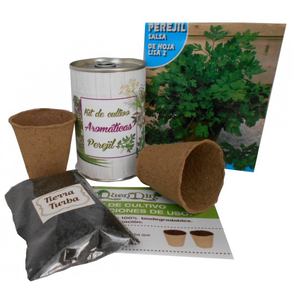 Kit de cultivo Perejil en lata